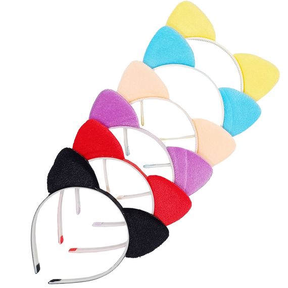 Набір дитячих обручів "Котячі вушка" 0106-281, 6 штук