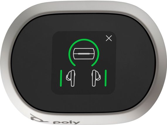 Навушники TWS Poly Voyager Free 60+ Earbuds + BT700C + TSCHC White | Зображення 3