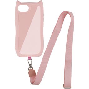 Чохол TPU GETMAN Cat with straps для Apple iPhone 16e (6.1") Pink