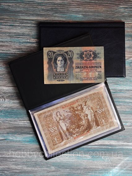 Альбом на бони кишеньковий BANKNOTES (XXL) 215х145 - 20 листів | Зображення 1