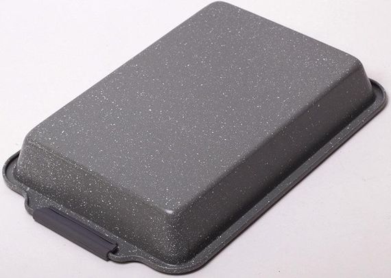 Форма для випічки Kamille Marble 40.5х27х6см з силіконовими ручками | Зображення 1