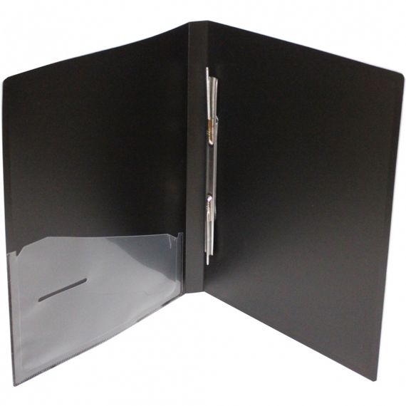 Папка пластиковая с скоросшивателем, A4 BM.3407-99 BUROMAX (4823078952097) Чёрный | Зображення 2