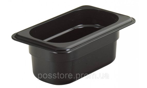Гастроемкость GN 1/9-65 из чёрного поликарбоната, Cambro (92CW-110)