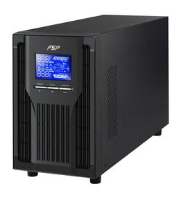 Джерело безперебійного живлення FSP  Champ 1K, 1000VA/900W, LCD, USB, 3xSchuko (PPF8001300)