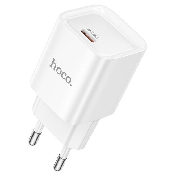 Набір СЗУ 110-240V HOCO C146A+кабель Type-C, 1xUSB-C, PD20W, 1м кабель | Зображення 1