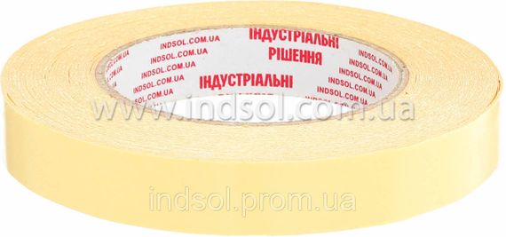 Напівпрозора двостороння клейка стрічка (скотч) на нетканій основі, лайнер - папір. Ширина рулону від 4мм 18