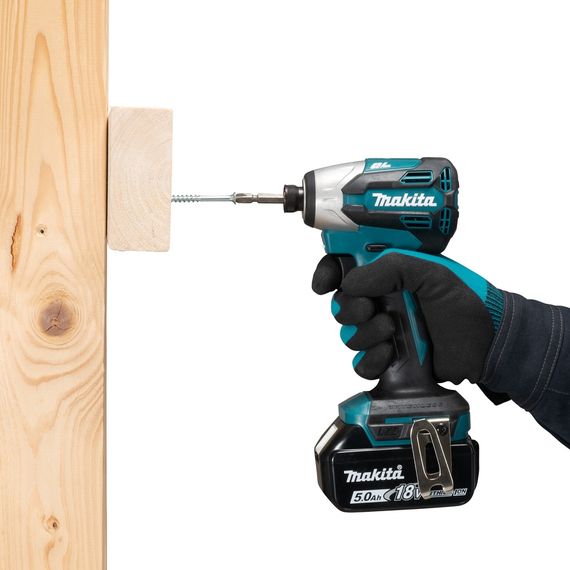 Винтоверт импульсный аккумуляторный Makita DTD158Z (170 Нм, 1/4", BL, LXT, без аккумуляторов и зарядного устройства) | Зображення 7