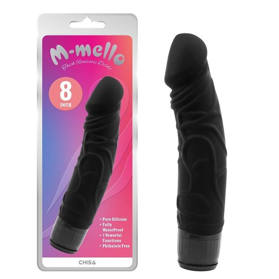 Вибратор Thick Realistic Dilio-Black Sex Aura | Зображення 1