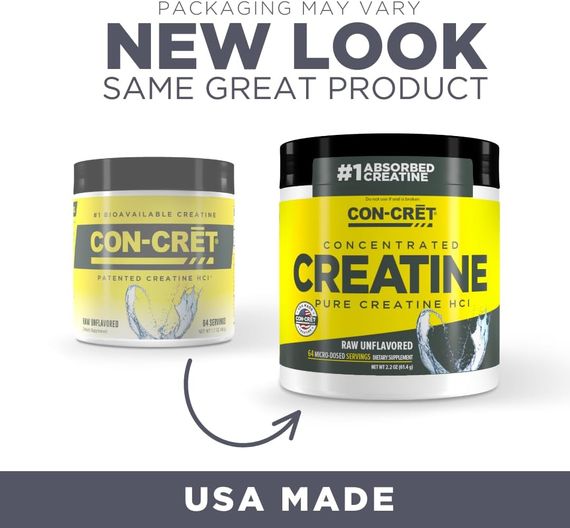 Креатин гідрохлорид Con-Cret Patented Creatine HCl, Raw 48 g (Unflavored) | Зображення 2