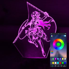 Акриловий світильник-нічник керування з телефону Ханджи Зоє tty-n000799