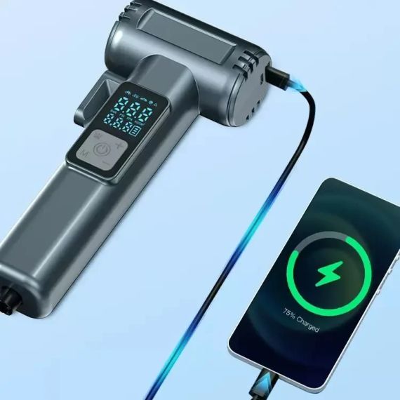 Автомобільний компресор 150PSI 12V, що перезаряджається, з Powerbank SW-201B | Зображення 2