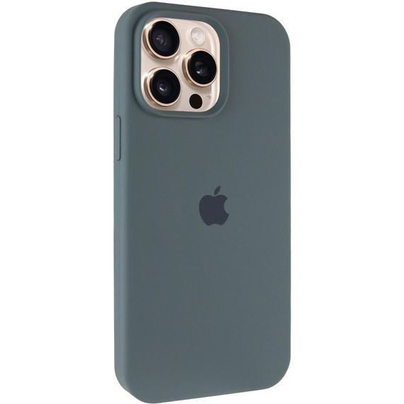 Чехол Silicone Case Full Protective (AA) для Apple iPhone 14 Pro (6.1") Зеленый / Cactus