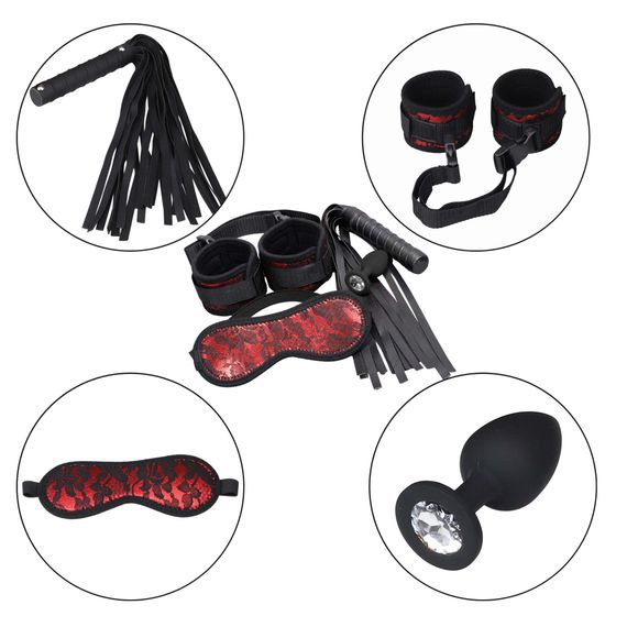 Набір БДСМ - Erospace Wild Play BDSM Set 4 pcs C7 | Зображення 5