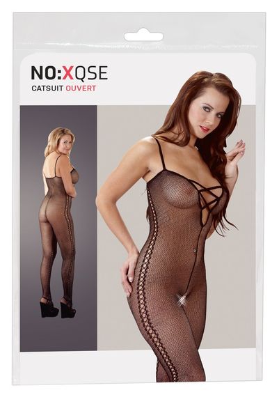 Бодистокинг - 2550059 NO:XQSE Net Catsuit Black - L/XL Sex Aura