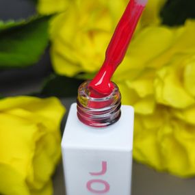 Гель-лак JOIA vegan 165 насичений малиновий, 6мл