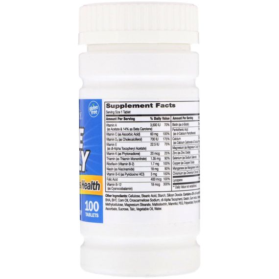 Витаминно-минеральный комплекс для мужчин 21st Century One Daily Men's Health 100 tabs | Зображення 1