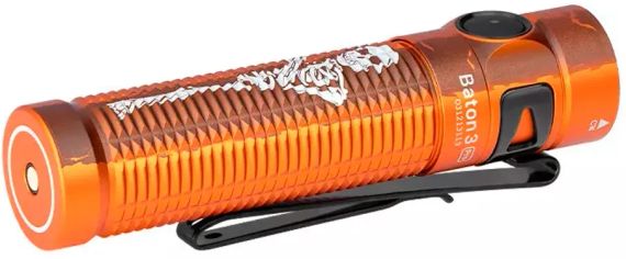 Ліхтар Olight Baton 3 Pro Orange Skeleton | Зображення 1