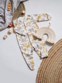 Чоловічок з начосом, 100% бавовна, принт Африка 74 80