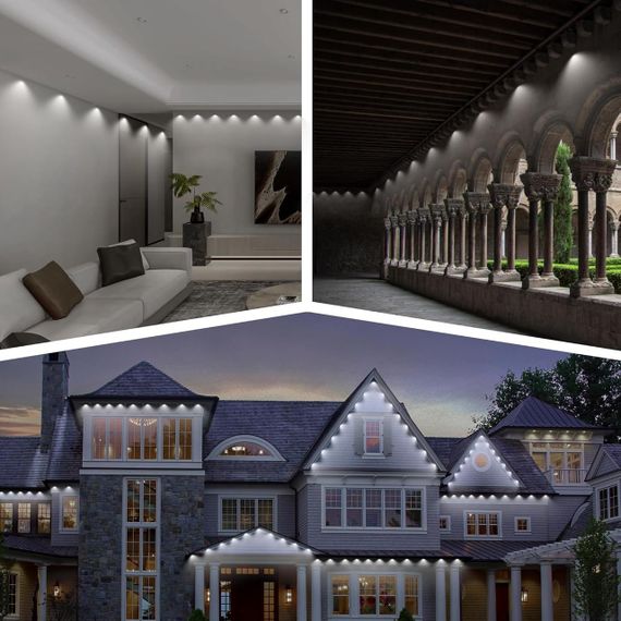 Різдвяна гірлянда Tacobey Eaves 15 м — 36 LED, жовте тепле світло, мережеве живлення, для вулиці та дому | Зображення 2