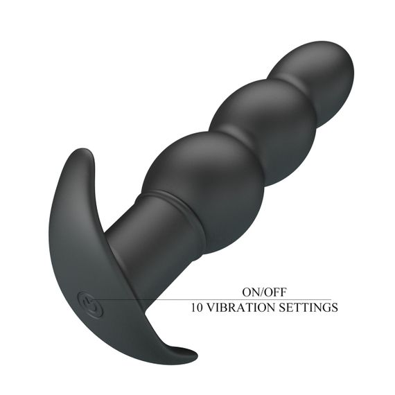 Анальний стимулятор з вібрацією PRETTY LOVE - Aeaeeas Vibrating Anal Plug, BI-040199 Sex Aura | Зображення 7