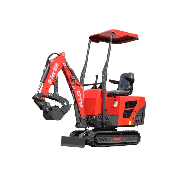 Мініекскаватор дизельний GTM G-Tex 800 (7.5 кВт, 10.2 к.с., до 1.41 м, 800 кг)