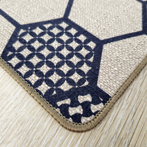 Килимок універсальний для підлоги льон Мозаїка 70*120см Дариана | Зображення 1