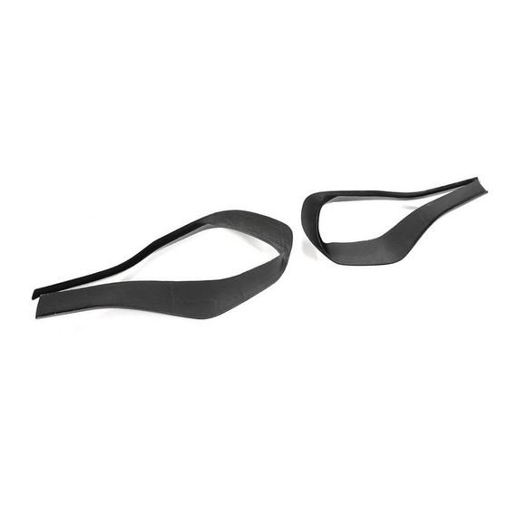 Накладки на передній бампер V2 (для AMG/AMG-Line, Карбон) для Mercedes GLA H247 2020- рр | Зображення 4