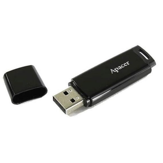 USB флеш накопичувач Apacer 64GB AH336 Black USB 2.0 (AP64GAH336B-1) | Зображення 3