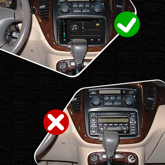 Штатная магнитола 9" Lesko для Toyota Highlander I (U20) 2001-2003  2/32Gb/ 4G/ Wi-Fi Premium Тойота | Зображення 2