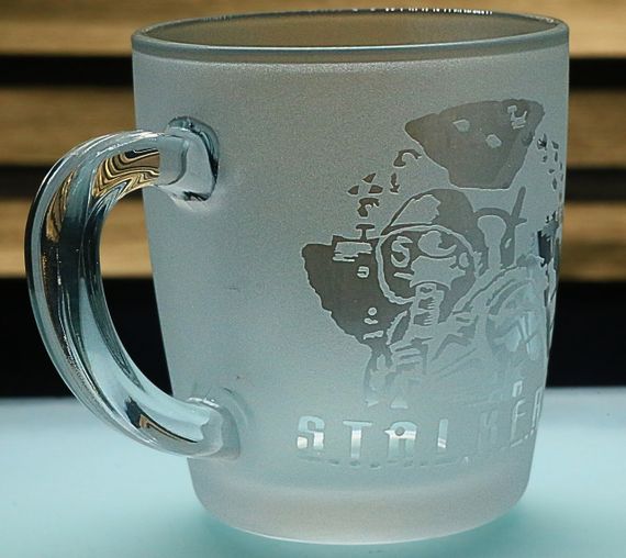 Чашка 350 мл "S.T.A.L.K.E.R." с гравировкой Кружка для фаната S.T.A.L.K.E.R. Подарок геймера | Зображення 1