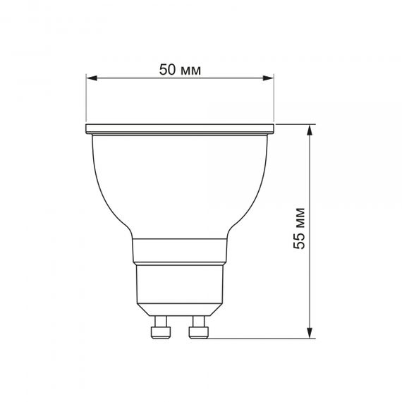 LED лампа VIDEX MR16eL 7W GU10 4100K | Зображення 2