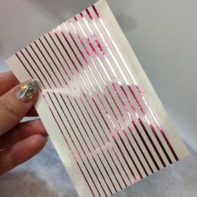 Малиновая гибкая лента для дизайна ногтей