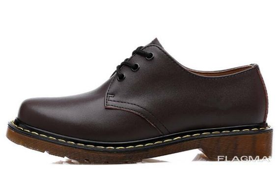 Ботинки полуботинки туфли Dr. Martens 1461 (Коричневые) Размер 41 42 43 45 | Зображення 2