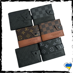 Гаманець чоловічий Louis Vuitton. Кошелек чоловічий. Гаманець Луі Віттон