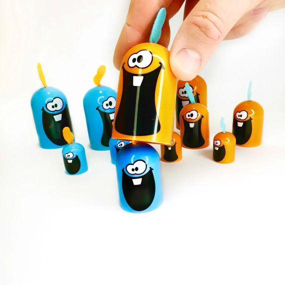 Настольная игра Неугомонные Гоблеры (Gobblet Gobblers) укр. | Зображення 2