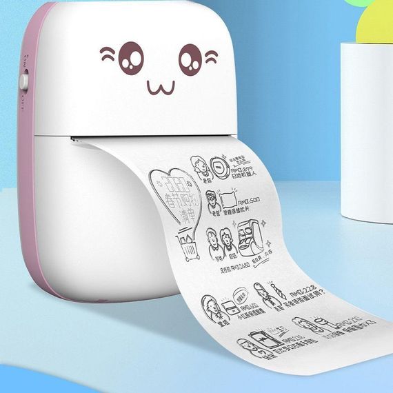 Термопапір для міні принтера 57х25 мм, довжина 5,85м, 1 рулон / Фотопапір для термопринтера | Зображення 6