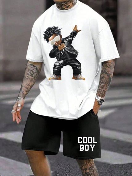 Комплект футболка та шорти ДТФ