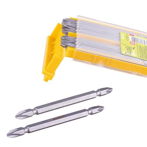 Alloid. Набір біт магнітних двосторонніх для шуруповерта PH2 100мм, S2 (10шт) | Зображення 2