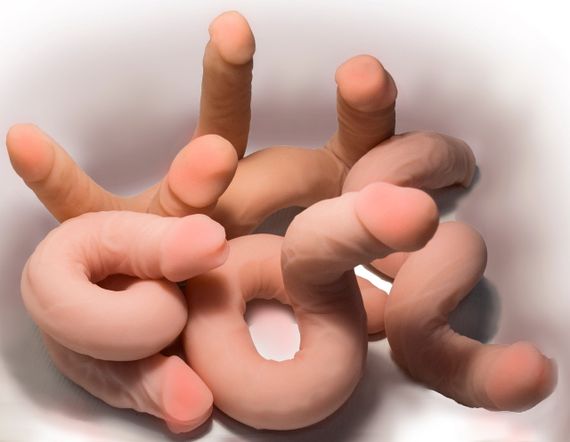 Двосторонній фалоімітатор "FLEX&FIX" EGZO DL001F Sex Aura | Зображення 1