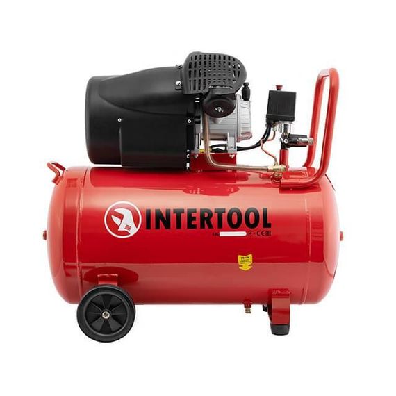 Компресор 100 л, 10 aтм, 354 л/хв INTERTOOL PT-0005