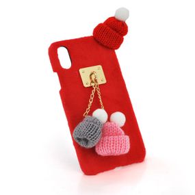 Накладка Пушистая Шапки iPhone 6/6s арт.13639