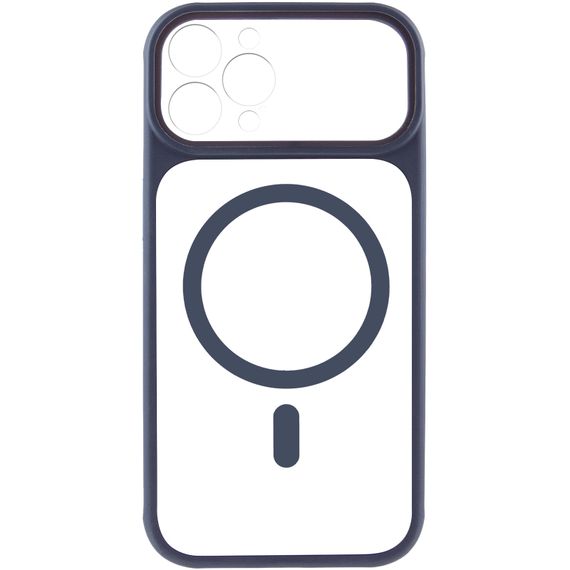 Чохол TPU+PC GETMAN Moon Clear with Magnetic Fit для Apple iPhone 12 Pro (6.1") Blue | Зображення 2