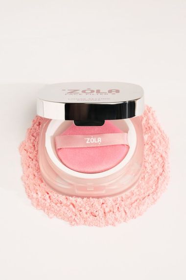 Пудра розсипчаста фіксуюча ZOLA Loose Setting Powder - 02 Translucent Pink (8 g) | Зображення 4