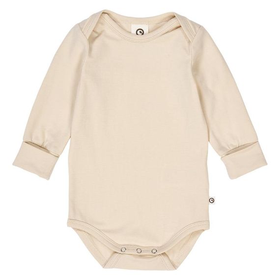 Дитяче боді для новонароджених Green Cotton 74 см Молочний (25111202A)