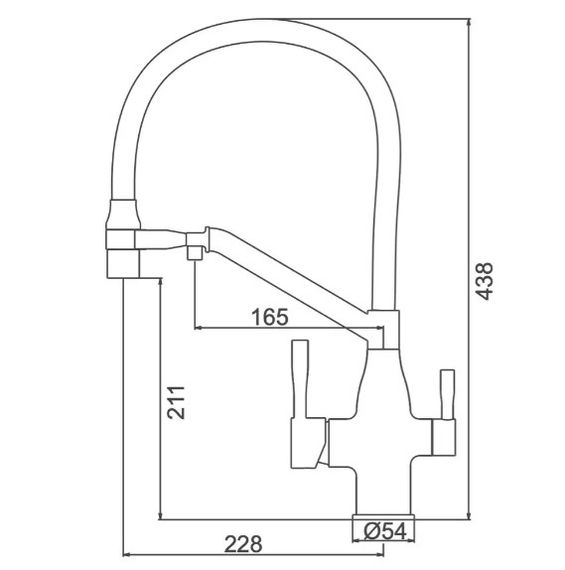 Змішувач для кухні Frap F4397-9 | Зображення 5