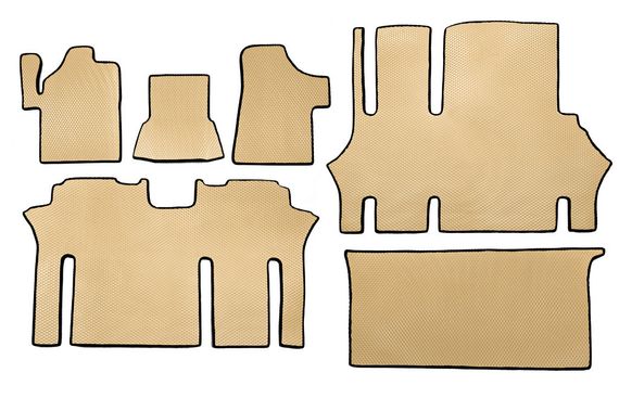 Коврики EVA V2 (полный салон, бежевые) для Mercedes Viano 2004-2015 гг. | Зображення 1