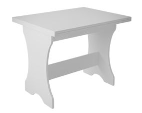 Розкладний кухонний стіл 59х89см (Mebel Service) - Білий