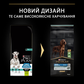 Сухой корм Purina Pro Plan Large для взрослых собак крупных пород атлетического телосложения с ягненком 14кг