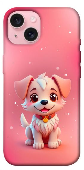 Чохол з картинкою Puppy для Apple iPhone 15 (6.1")