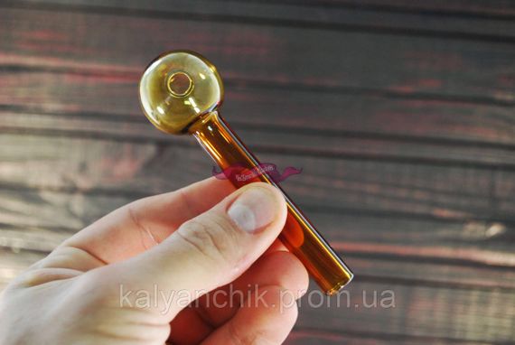 Скляна трубка Oil Classic Color Yellow